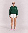 Club Embroidery Fleece Sweatshirt Forest
