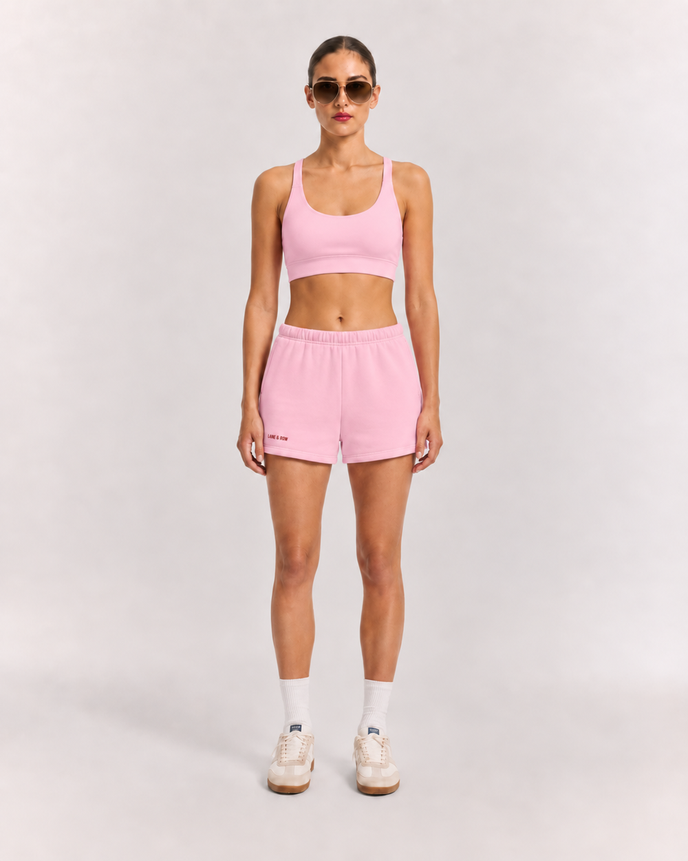 Leisure Short Fleece Pink Salt