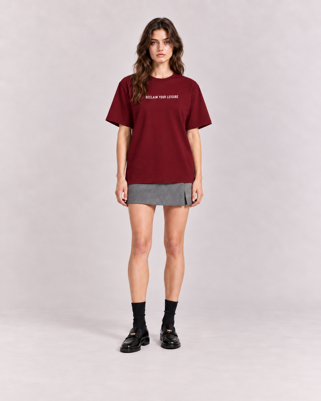 Reclaim Tee Garnet