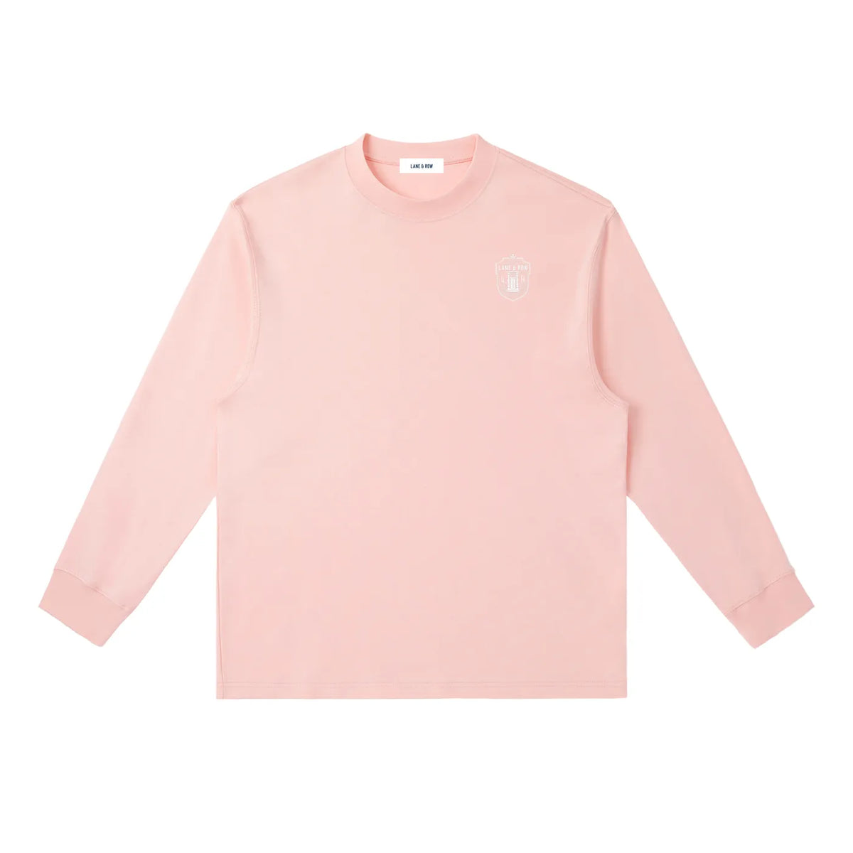 Crest Long Sleeve Crew Tee Ballet Pink
