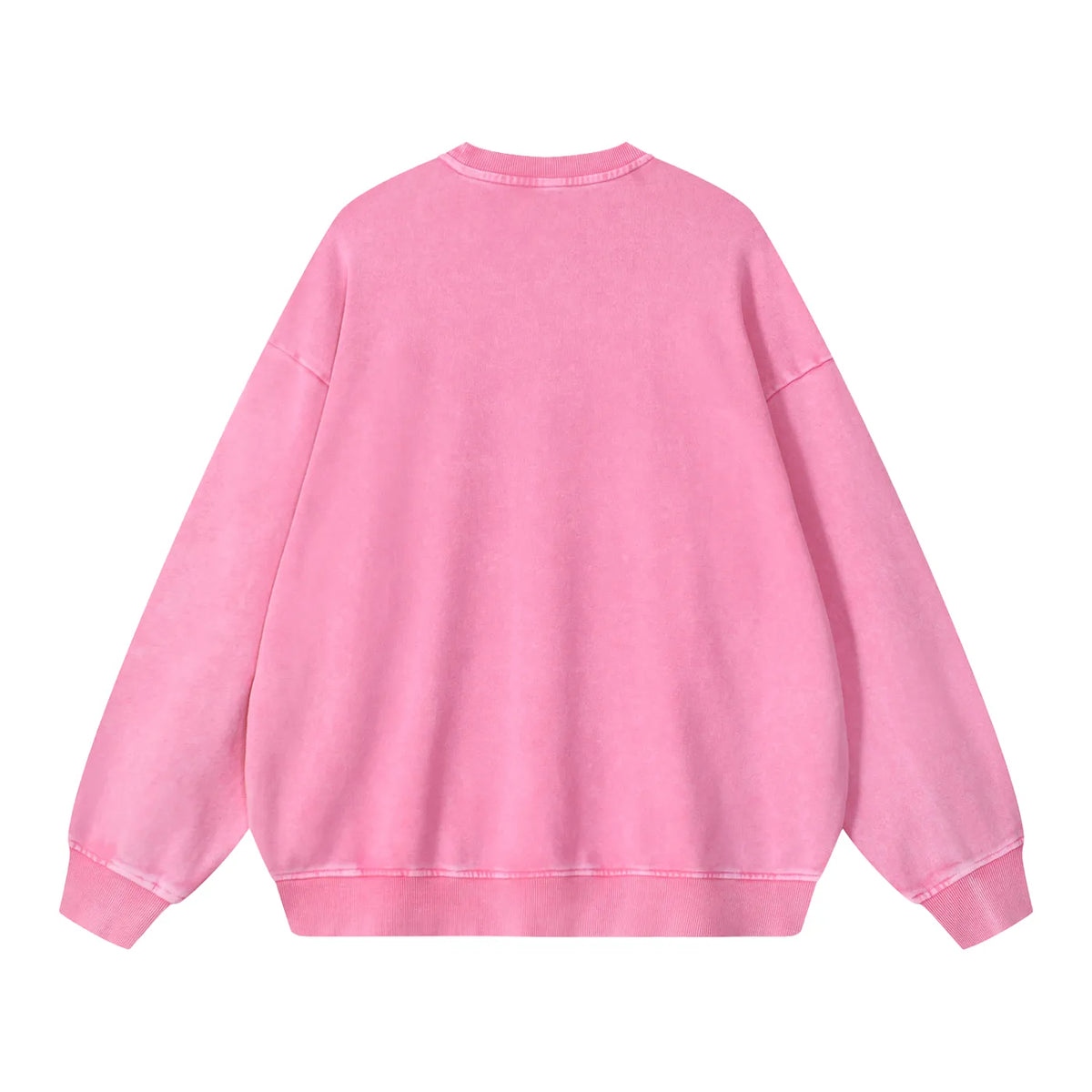 Crest Oversized Vintage Wash Sweatshirt Rose