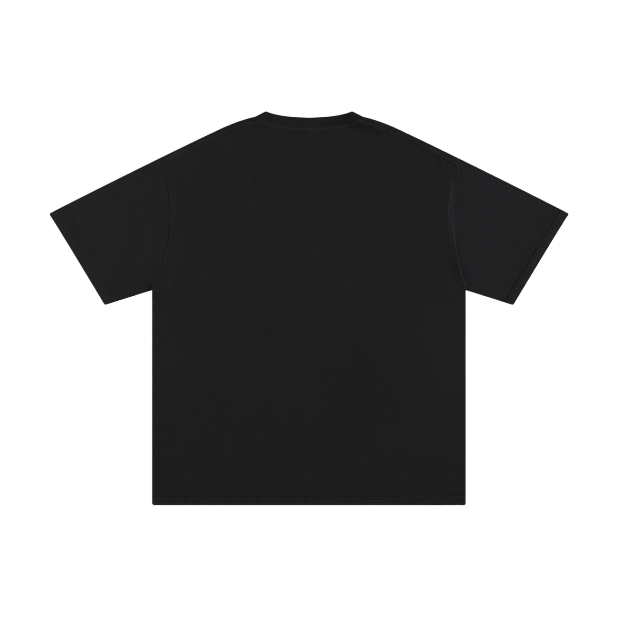 Reclaim Tee in Black, back view